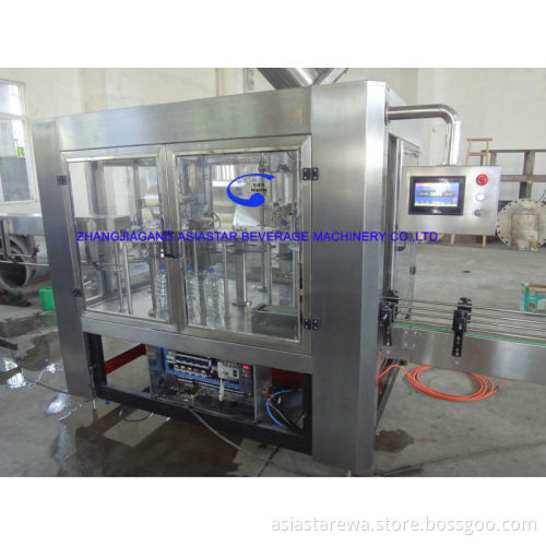 2000BPH Monobloc PET Bottled soft drink bottling equipment